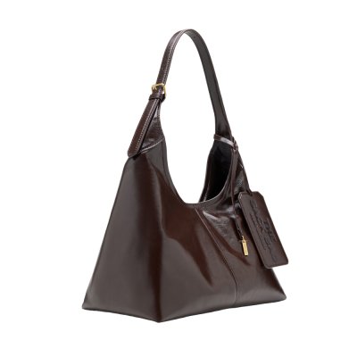 THE BELTED SACK BAG IN CRINKLE LEATHER